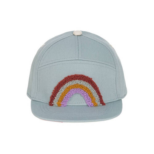 Lassig Kids Skater Cap Rainbow light blue. 1-2 years