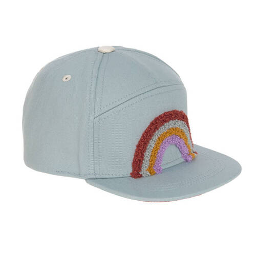 Lassig Kids Skater Cap Rainbow light blue. 1-2 years