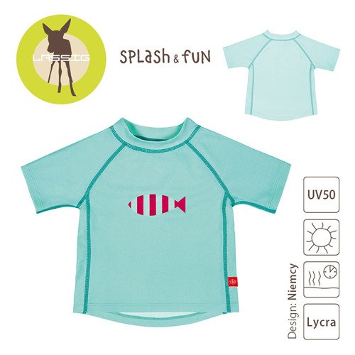 Lassig, Koszulka T-shirt do pływania Aqua, UV 50+
