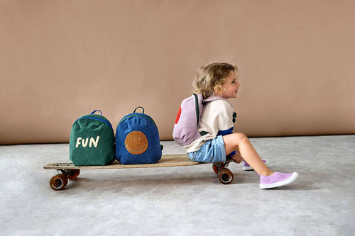 Lassig Ultrawygodne elastyczne trampki dziecięce z antypoślizgową podeszwą Splash & Fun lilac