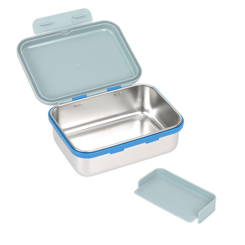 Lassig Lunchbox ze stali nierdzewnej Sunny Explorer green/blue