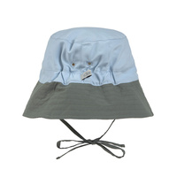 Lassig Kapelusz rybacki z filtrem UV80 Splash & Fun sky blue/deep olive