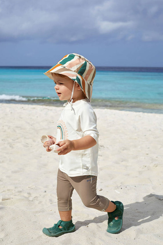 Lassig Dwustronny kapelusz przeciwsłoneczny UV80 Splash & Fun Fale pink/nature