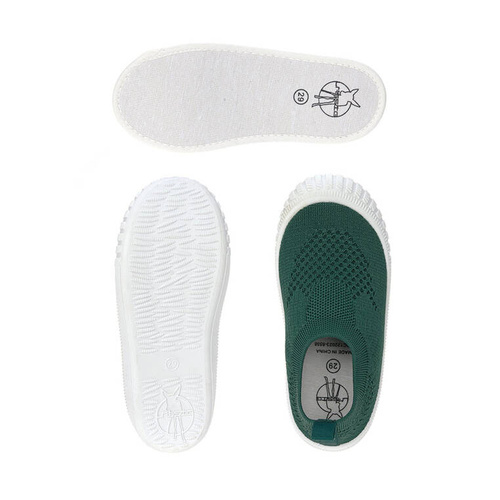 Lassig Ultrawygodne elastyczne trampki dziecięce z antypoślizgową podeszwą Splash & Fun green