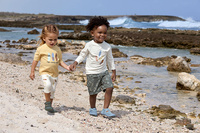 Lassig Koszulka z filtrem UV60 z krótkim rękawem Splash & Fun Deski surfingowe vanilla