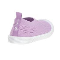 Lassig Ultrawygodne elastyczne trampki dziecięce z antypoślizgową podeszwą Splash & Fun lilac