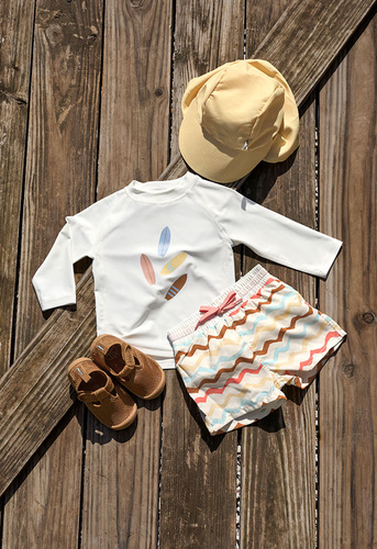 Lassig Koszulka z filtrem UV60 z długim rękawem Splash & Fun Deski surfingowe salt