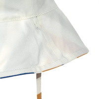 Lassig Dwustronny kapelusz przeciwsłoneczny UV80 Splash & Fun Fale blue/nature