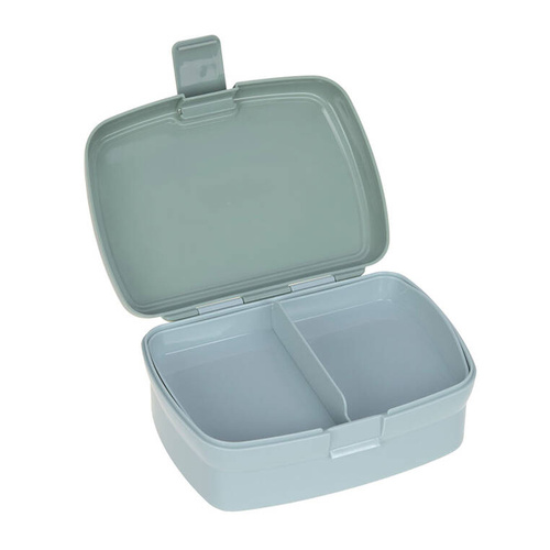 Lassig Zestaw na lunch Lunchbox + Tritanowa butelka - bidon 460 ml Tiny Drivers Spychacz