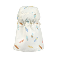 Lassig Czapka z filtrem UV80 z daszkiem i osłoną karku Splash & Fun Deski surfingowe sea salt