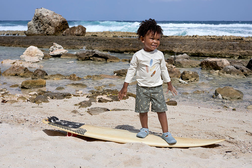 Lassig Koszulka z filtrem UV60 z długim rękawem Splash & Fun Deski surfingowe salt