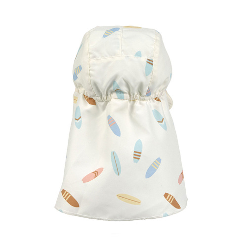 Lassig Czapka z filtrem UV80 z daszkiem i osłoną karku Splash & Fun Deski surfingowe sea salt