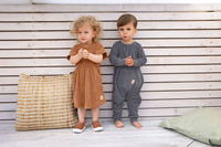 Lassig Ultrawygodne elastyczne trampki dziecięce z antypoślizgową podeszwą Splash & Fun caramel