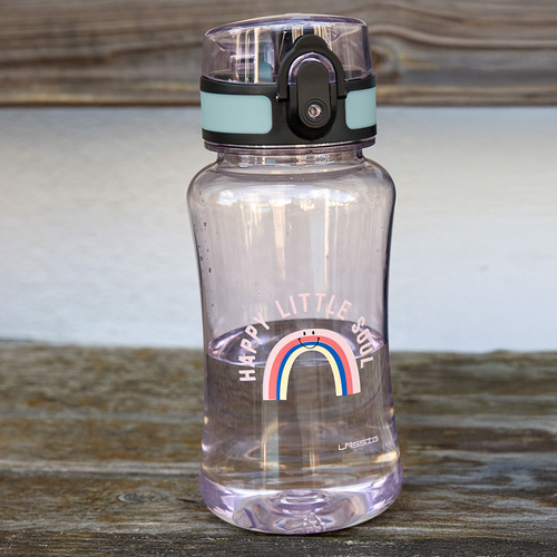 Lassig Butelka - bidon tritanowa 420 ml Tiny Outdoor Rainbow