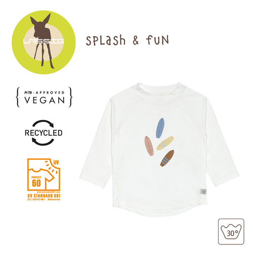 Lassig Koszulka z filtrem UV60 z długim rękawem Splash & Fun Deski surfingowe salt
