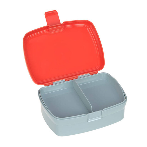 Lassig Zestaw na lunch Lunchbox + Tritanowa butelka - bidon 460 ml Tiny Drivers Wóz strażacki