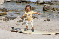 Lassig Koszulka z filtrem UV60 z krótkim rękawem Splash & Fun Deski surfingowe vanilla