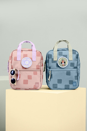 Lassig Plecak mini kwadratowy Pattern Party Blue