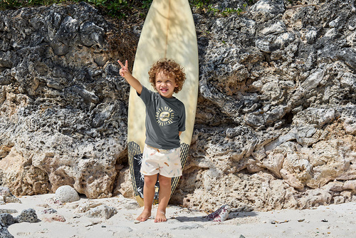 Lassig Szorty do pływania Splash & Fun Deski surfingowe sea salt