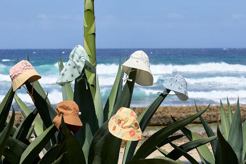 Lassig Kapelusz rybacki z filtrem UV80 Splash & Fun vanilla/peach