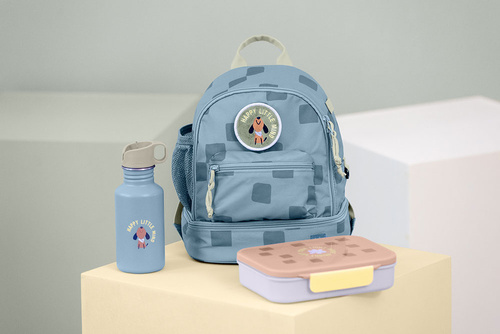 Lassig Lunchbox Bento z przegródkami Pattern Party Rose/lilac