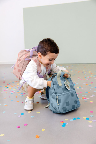 Lassig Plecak mini kwadratowy Pattern Party Blue