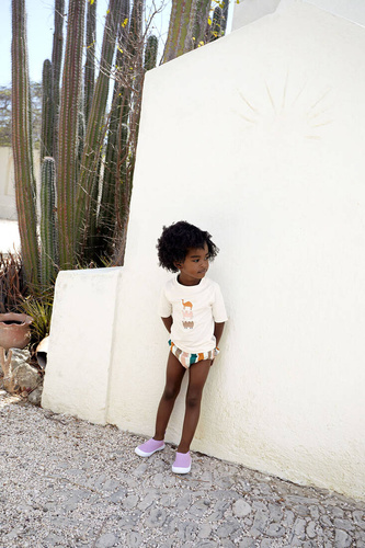 Lassig Ultrawygodne elastyczne trampki dziecięce z antypoślizgową podeszwą Splash & Fun lilac