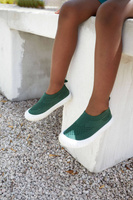 Lassig Ultrawygodne elastyczne trampki dziecięce z antypoślizgową podeszwą Splash & Fun green