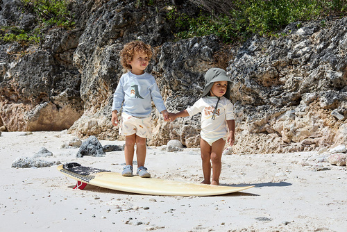 Lassig Szorty do pływania Splash & Fun Deski surfingowe sea salt