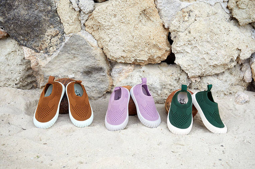 Lassig Ultrawygodne elastyczne trampki dziecięce z antypoślizgową podeszwą Splash & Fun green