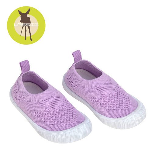 Lassig Ultrawygodne elastyczne trampki dziecięce z antypoślizgową podeszwą Splash & Fun lilac