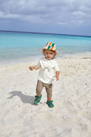 Lassig Dwustronny kapelusz przeciwsłoneczny UV80 Splash & Fun Fale pink/nature