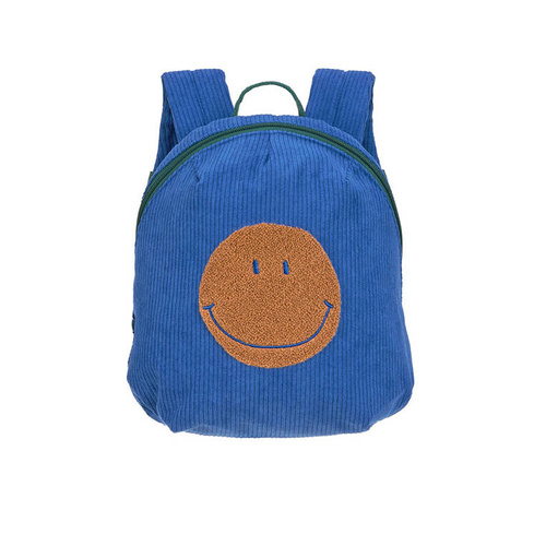 Lassig Plecak mini sztruks Little Gang Smile blue