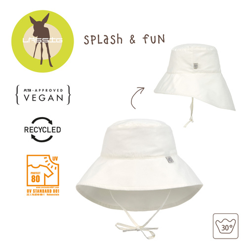 Lassig Kapelusz z filtrem UV80 z osłoną karku Splash & Fun Splash & Fun sea salt