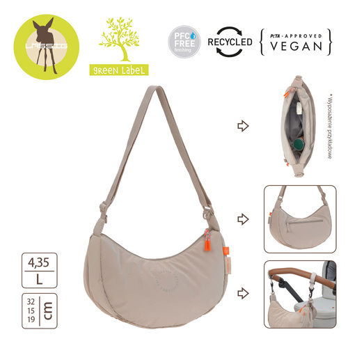 Lassig Green Label Torba dla mam Stretch Up Bum Bag beige