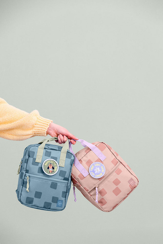 Lassig Plecak mini kwadratowy Pattern Party Blue
