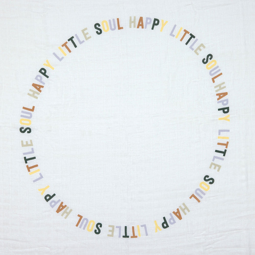 Lassig Bambusowa pieluszka otulacz Zestaw 2 szt. 120x120cm Happy Fruits pear
