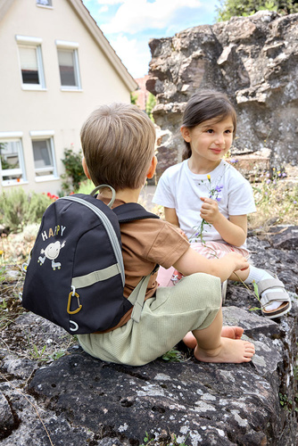 Lassig Mini Rolltop Backpack Nature hazelnut