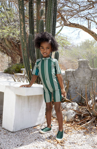 Lassig Ultrawygodne elastyczne trampki dziecięce z antypoślizgową podeszwą Splash & Fun green