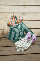 Lassig Dwustronny kapelusz przeciwsłoneczny UV80 Splash & Fun Fale pink/nature