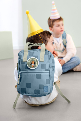 Lassig Plecak mini kwadratowy Pattern Party Blue