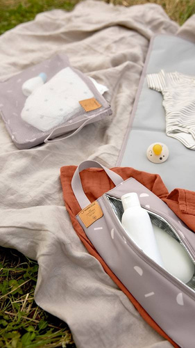 Lassig Casual Label Opakowanie termoizolacyjne do torebki lub wózka Soft Stripes rose 