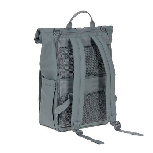 Lassig Green Label Plecak dla mam z akcesoriami Rolltop Up Backpack anthracite