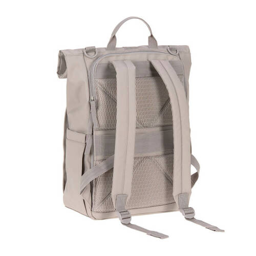 Lassig Green Label Plecak dla mam z akcesoriami Rolltop Up Backpack taupe (Edycja limitowana)