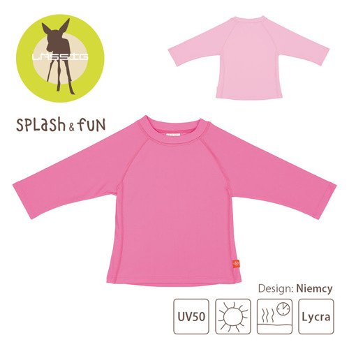 Lassig Koszulka do pływania z długim rękawem Light pink UV 50+