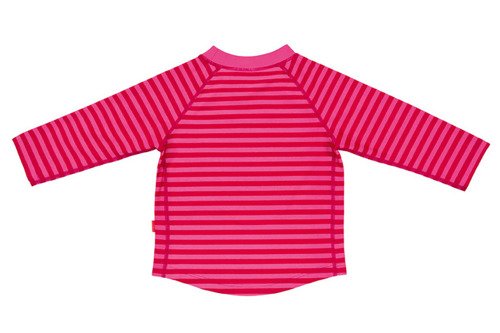 Lassig, Koszulka do pływania z długim rękawem Pink stripes , UV 50+