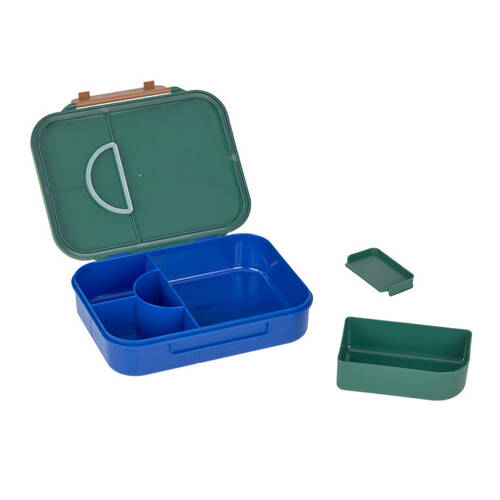 Lassig Lunchbox Bento z przegródkami Little Gang Rainbow green