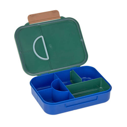 Lassig Lunchbox Bento z przegródkami Little Gang Rainbow green