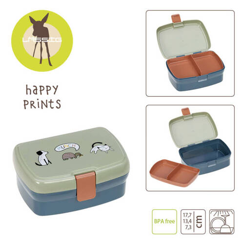 Lassig Lunchbox z wkładką Happy Prints