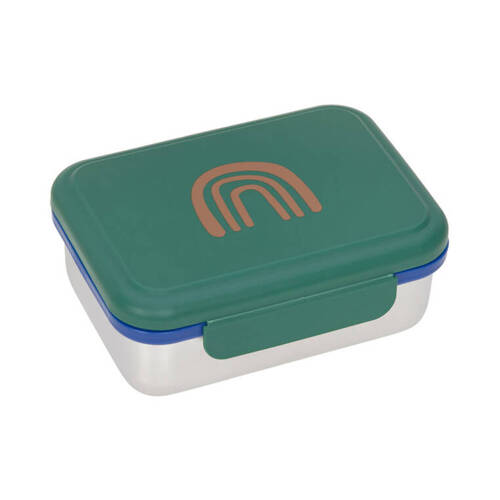 Lassig Lunchbox ze stali nierdzewnej Little Gang Rainbow green